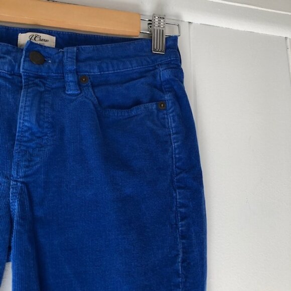 J. Crew Womens Toothpick Blue Cords Size 26 - Picture 4 of 8